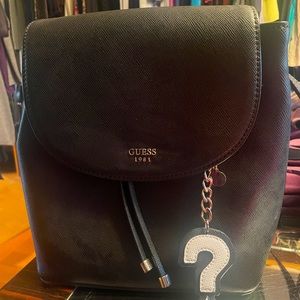 Guess black mini backpack